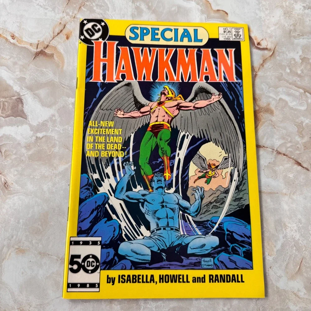 DC Special Hawkman No. 1 Comic Book 1986 Yellow Copper Age Vintage Rare